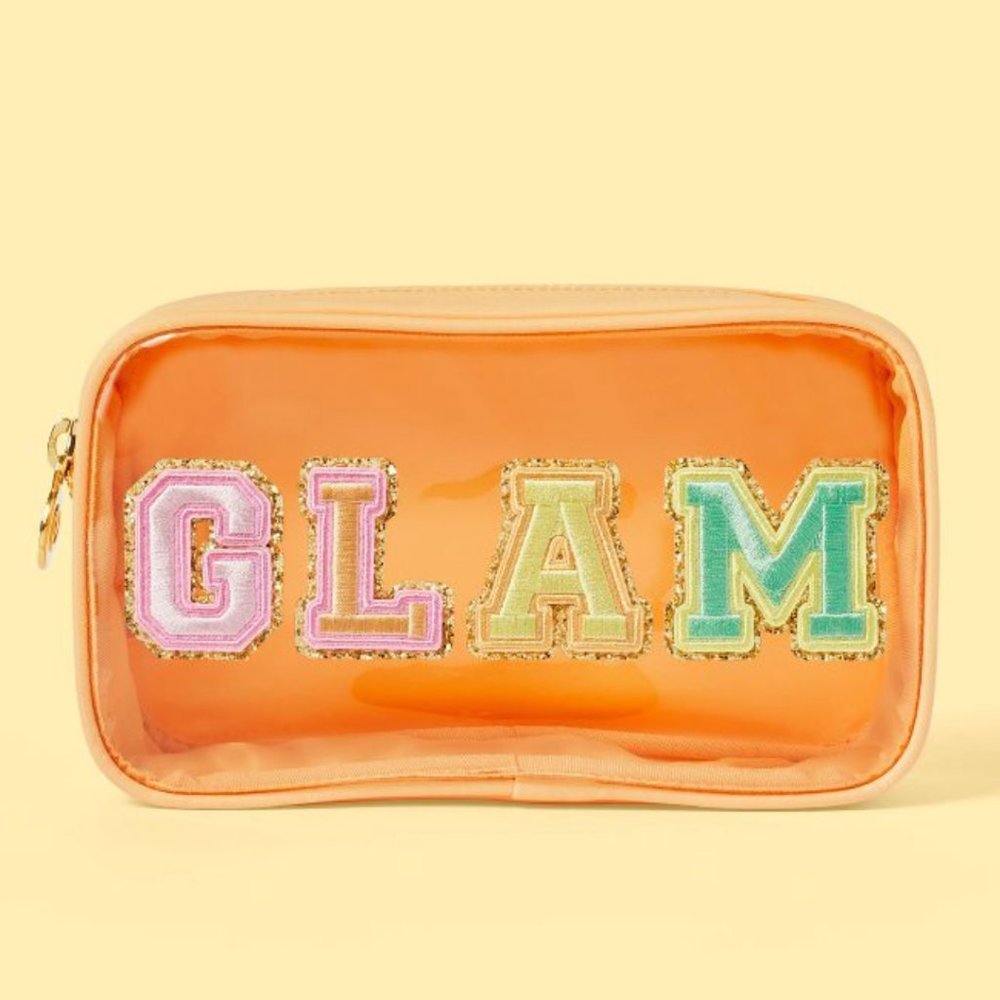 GLAM Patch Small Pouch - Stoney Clover Lane x Target Orange nwt